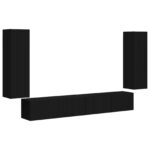 vidaXL Čierna 98 x 31 x 29,5 cm – Obrázok 2