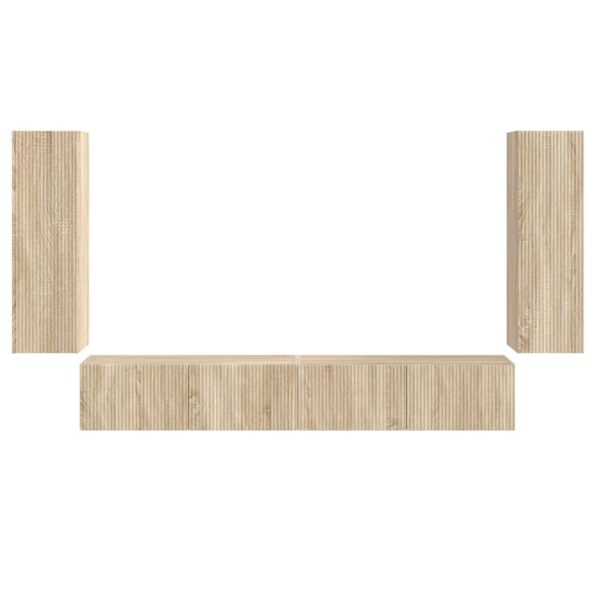 vidaXL Sonoma dub 98 x 31 x 29,5 cm – Obrázok 7