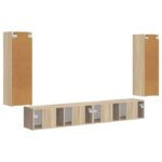 vidaXL Sonoma dub 98 x 31 x 29,5 cm – Obrázok 8