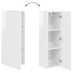vidaXL Vysoký lesk bielej 98 x 31 x 29,5 cm – Obrázok 11