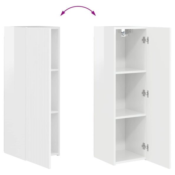 vidaXL Vysoký lesk bielej 98 x 31 x 29,5 cm – Obrázok 11