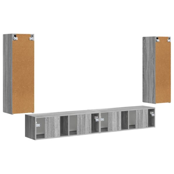 vidaXL Sivý Sonoma 98 x 31 x 29,5 cm – Obrázok 8