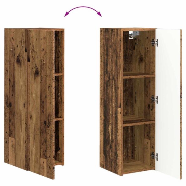 vidaXL Staré drevo 98 x 31 x 29,5 cm – Obrázok 11