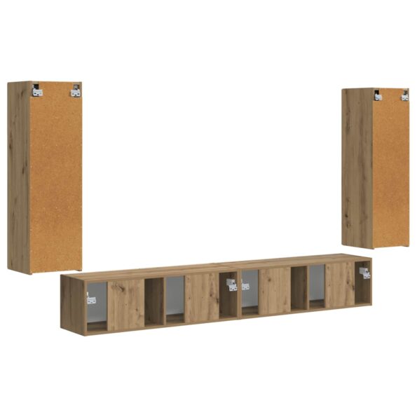 vidaXL Remeselný dub 98 x 31 x 29,5 cm – Obrázok 8