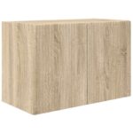 vidaXL 4 pcs Sonoma dub – Obrázok 7