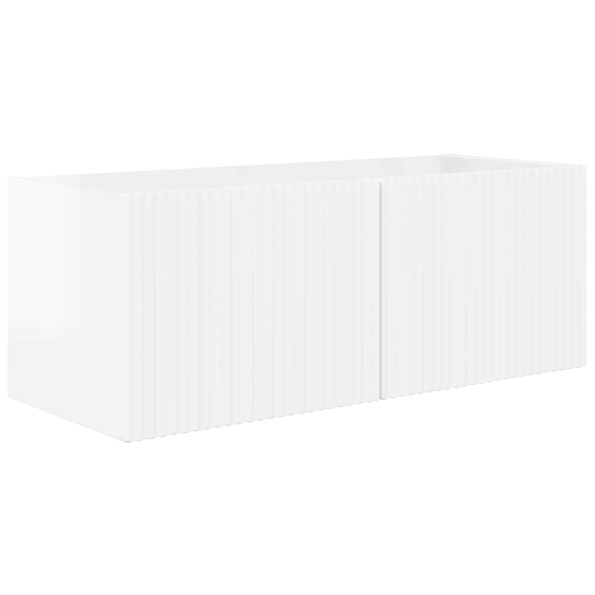 vidaXL 4 pcs Vysoký lesk bielej – Obrázok 6