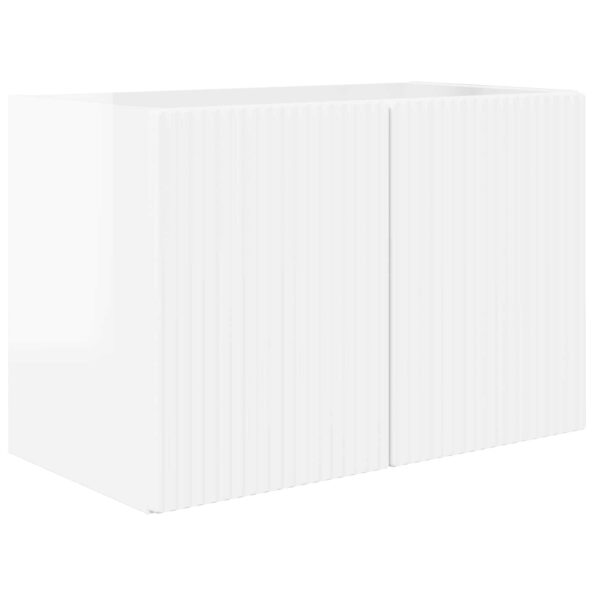 vidaXL 4 pcs Vysoký lesk bielej – Obrázok 7