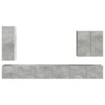 vidaXL 6 pcs Betónová šedá – Obrázok 9