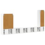 vidaXL 6 pcs Biela – Obrázok 10