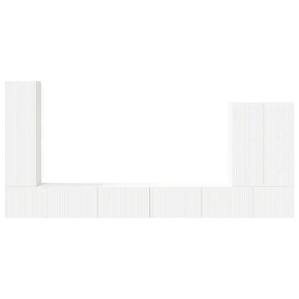 vidaXL 6 pcs Biela – Obrázok 9