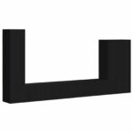 vidaXL 6 pcs Čierna – Obrázok 2