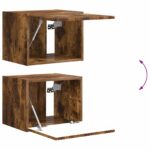 vidaXL 6 pcs Dymová dub – Obrázok 13