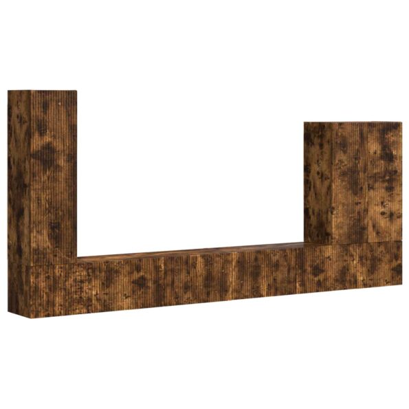 vidaXL 6 pcs Dymová dub – Obrázok 2