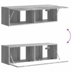 vidaXL 6 pcs Sivý Sonoma – Obrázok 12