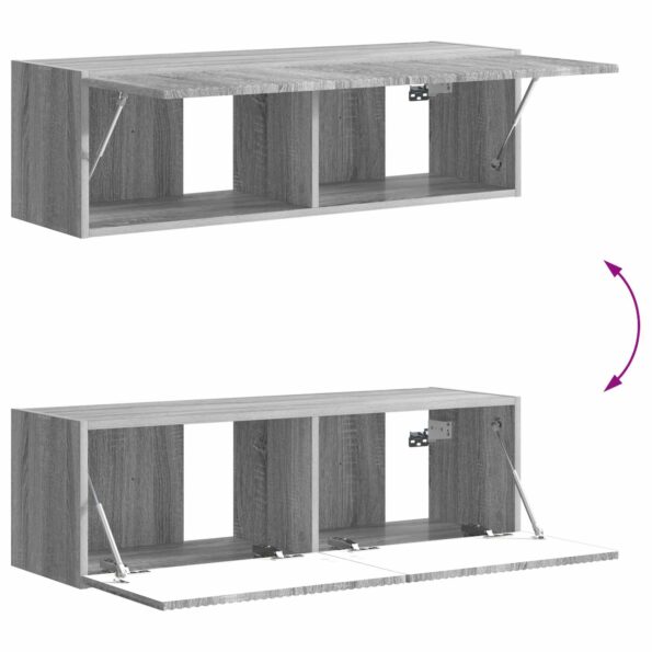 vidaXL 6 pcs Sivý Sonoma – Obrázok 12