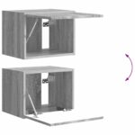 vidaXL 6 pcs Sivý Sonoma – Obrázok 13