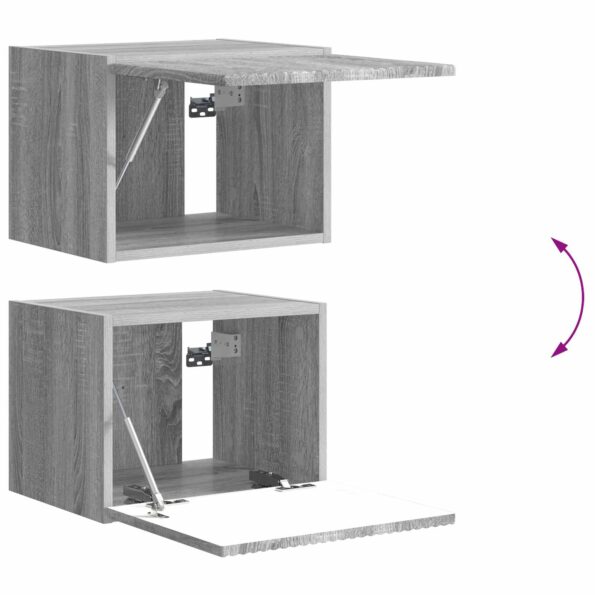 vidaXL 6 pcs Sivý Sonoma – Obrázok 13