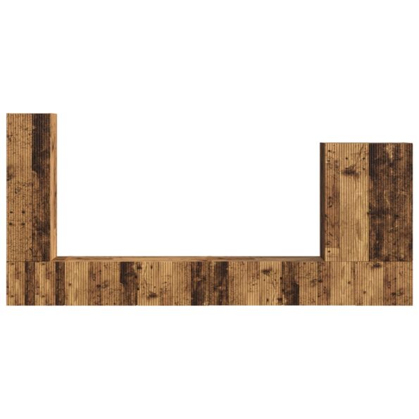 vidaXL 6 pcs Staré drevo – Obrázok 8