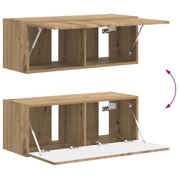 vidaXL Zostava TV skriniek 3 pcs Remeselný dub Kompozitné drevo – Obrázok 11
