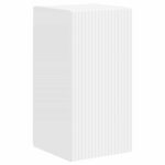 vidaXL 3 pcs Vysoký lesk bielej – Obrázok 6