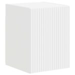 vidaXL 3 pcs Vysoký lesk bielej – Obrázok 7