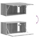 vidaXL 3 pcs Sivý Sonoma – Obrázok 11