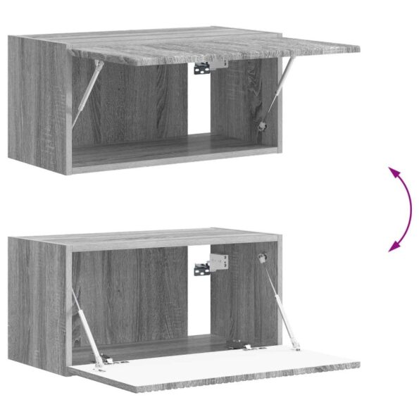 vidaXL 3 pcs Sivý Sonoma – Obrázok 11