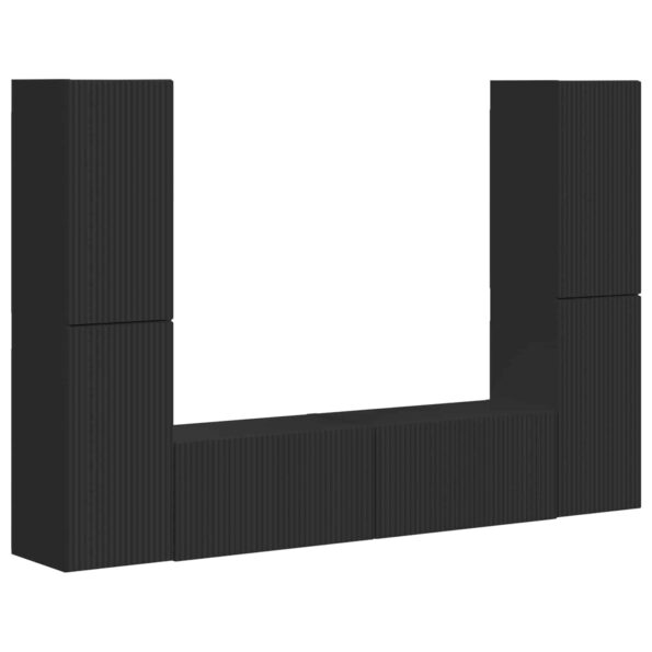 vidaXL 3 pcs Čierna – Obrázok 2