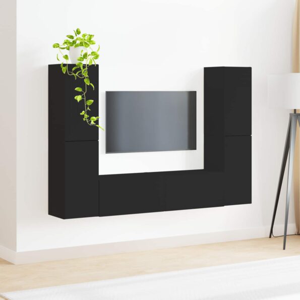 vidaXL 3 pcs Čierna – Obrázok 4