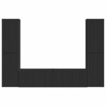 vidaXL 3 pcs Čierna – Obrázok 7