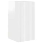 vidaXL 3 pcs Vysoký lesk bielej – Obrázok 6