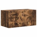 vidaXL 3 pcs Dymová dub – Obrázok 5