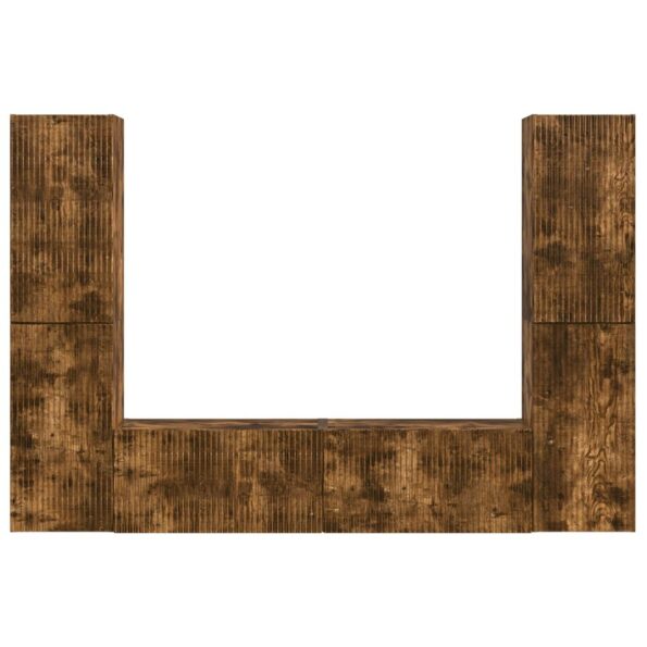 vidaXL 3 pcs Dymová dub – Obrázok 7