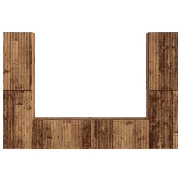 vidaXL 3 pcs Staré drevo – Obrázok 7