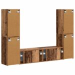 vidaXL 3 pcs Staré drevo – Obrázok 8