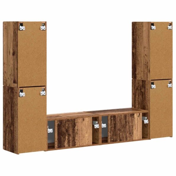 vidaXL 3 pcs Staré drevo – Obrázok 8