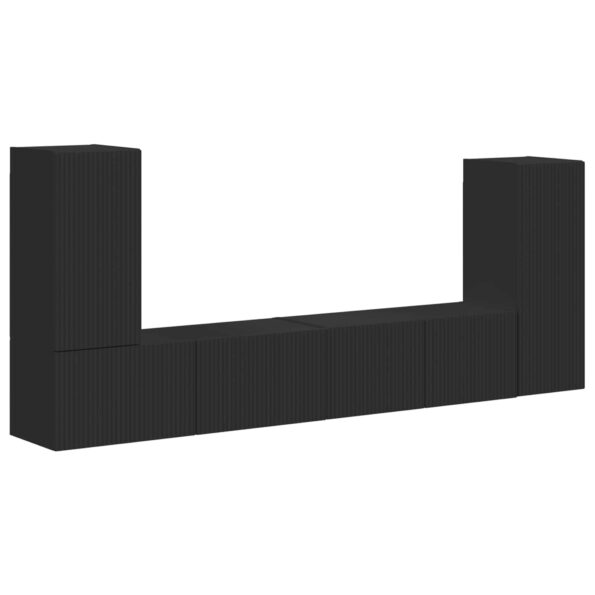 vidaXL 4 pcs Čierna – Obrázok 2