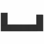 vidaXL 4 pcs Čierna – Obrázok 9