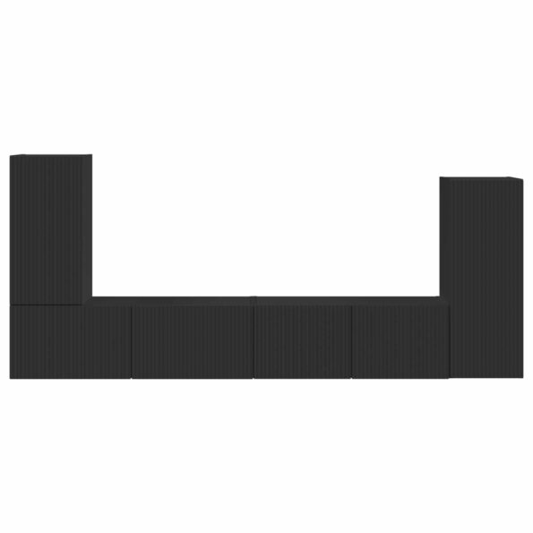 vidaXL 4 pcs Čierna – Obrázok 9