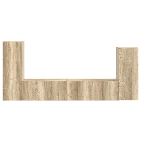 vidaXL 4 pcs Sonoma dub – Obrázok 9