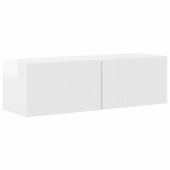 vidaXL 4 pcs Vysoký lesk bielej – Obrázok 5