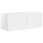 vidaXL 4 pcs Vysoký lesk bielej – Obrázok 6