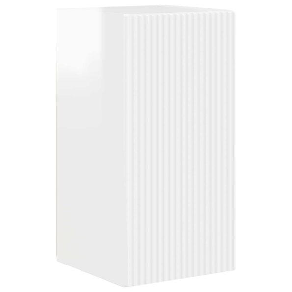 vidaXL 4 pcs Vysoký lesk bielej – Obrázok 7