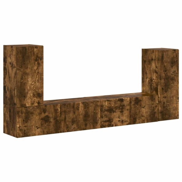 vidaXL 4 pcs Dymová dub – Obrázok 2