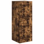 vidaXL 4 pcs Dymová dub – Obrázok 8