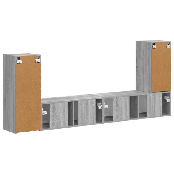 vidaXL 4 pcs Sivý Sonoma – Obrázok 10