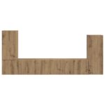 vidaXL 4 pcs Remeselný dub – Obrázok 9