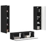 vidaXL 3 pcs Čierna – Obrázok 3