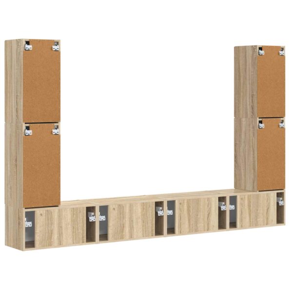 vidaXL 4 pcs Sonoma dub – Obrázok 8