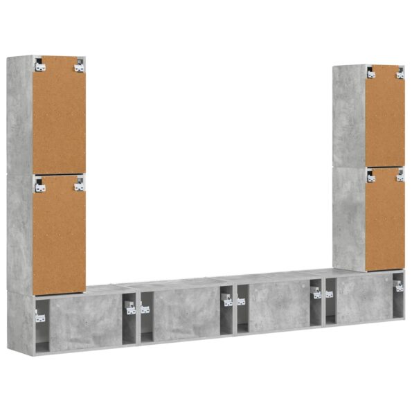 vidaXL 4 pcs Betónová šedá – Obrázok 8